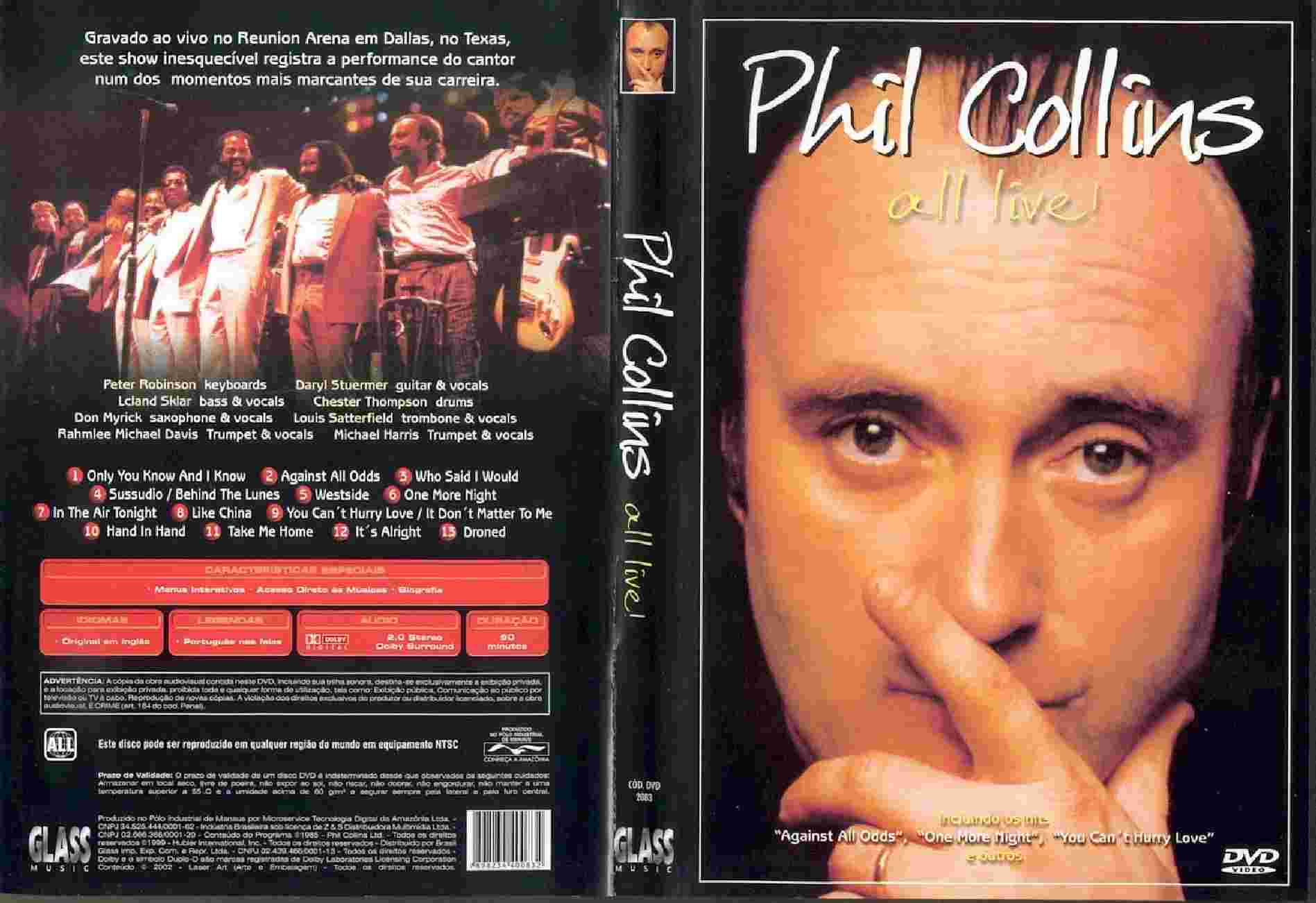 Phil Collins All Live : Front